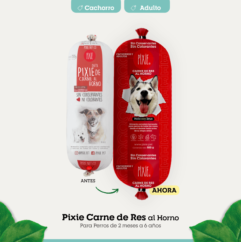 Pixie Dieta Horneada Para Perros Cachorros / Adultos