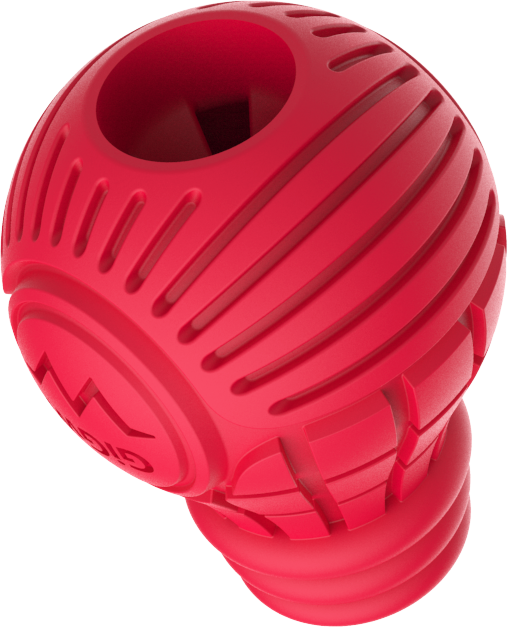 JUGETE BOMBILLA DISPENSADOR ROJO COMIDA PERRO GIGWI