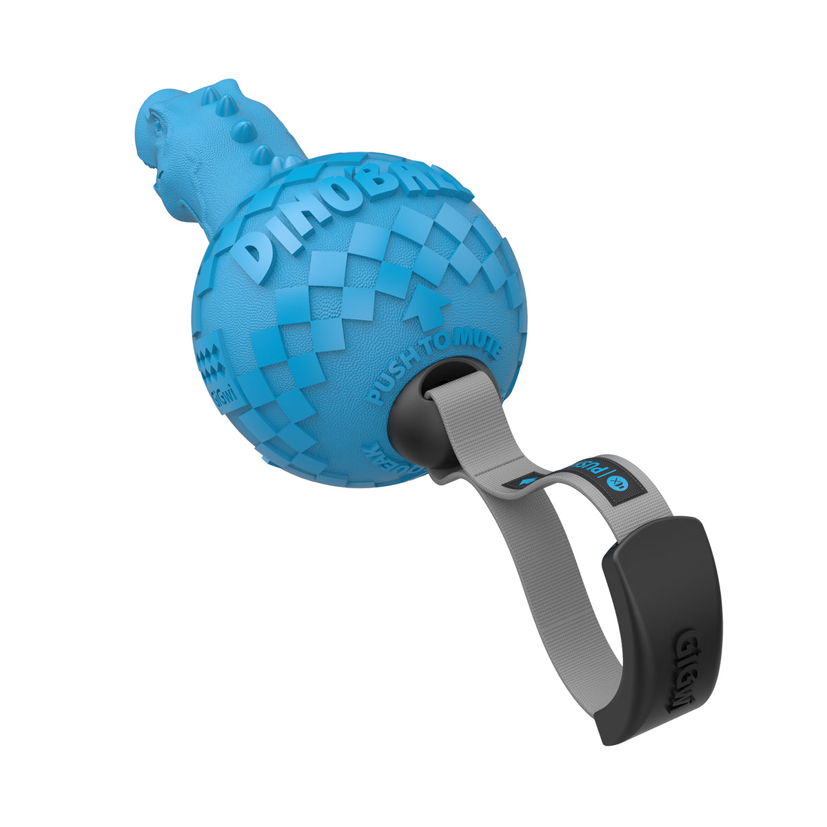 JUGUETE DINO REX AZUL PERRO GIGWI