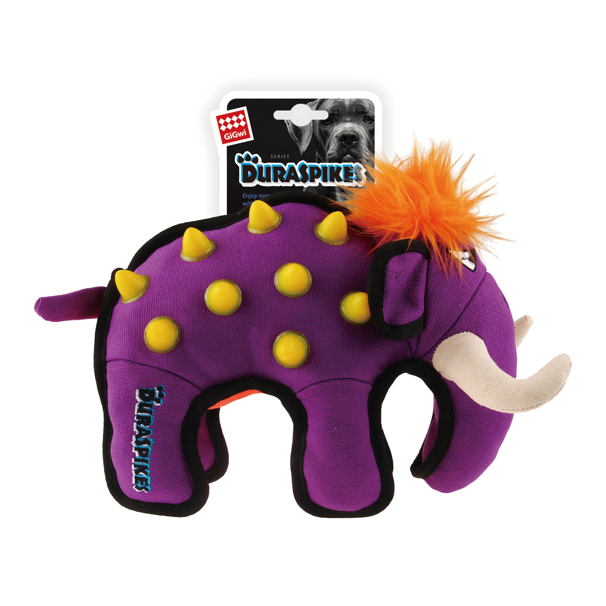 JUGUETE ELEFANTE MORADO PERROGIGWI