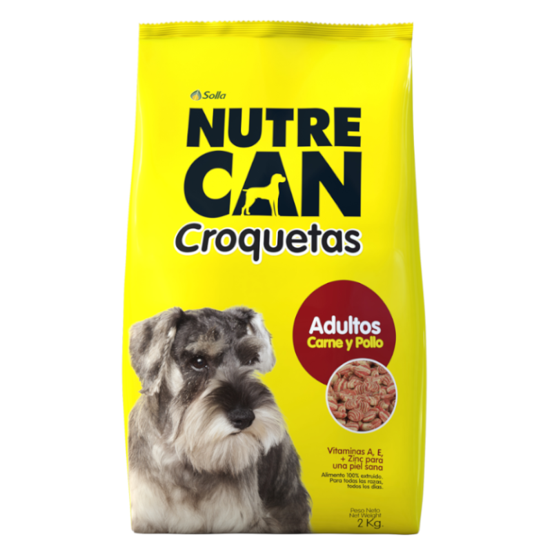 NutreCan Croquetas Adultos Alimento para Perros Solla