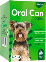 Oral Can Aqua Fco 240Ml Solución Frasco