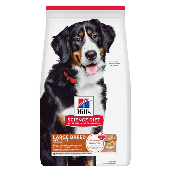 Hills Canino Adult Large Breed Cordero Alimento para Perros 33 LB