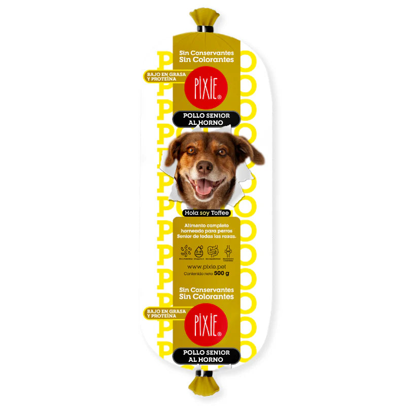 Pixie Dieta Horneada Para Perros Senior