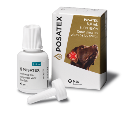 Posatex Gotas Óticas en Suspensión para Perros 8.8ml