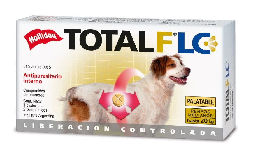TOTAL FLC Desparacitante para perros Blister