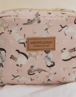 Cosmetiquera Gatos Siamés Rosa