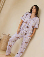 Pijama Pantalón Razas Pequeñas Lila