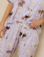 Pijama Pantalón Razas Pequeñas Lila