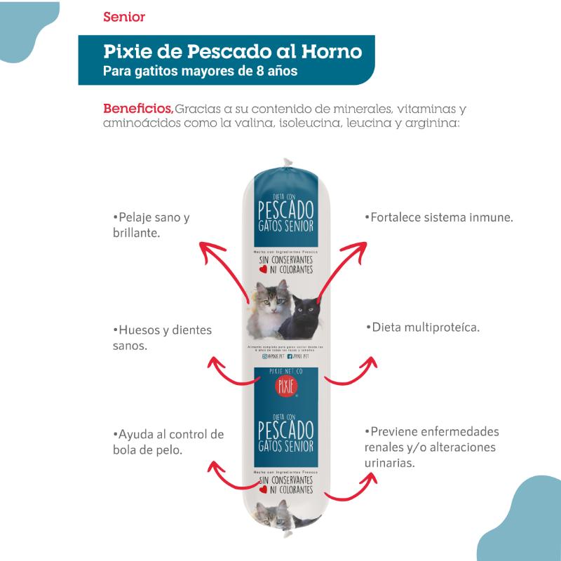 Pixie Dieta Horneada Para Gatos