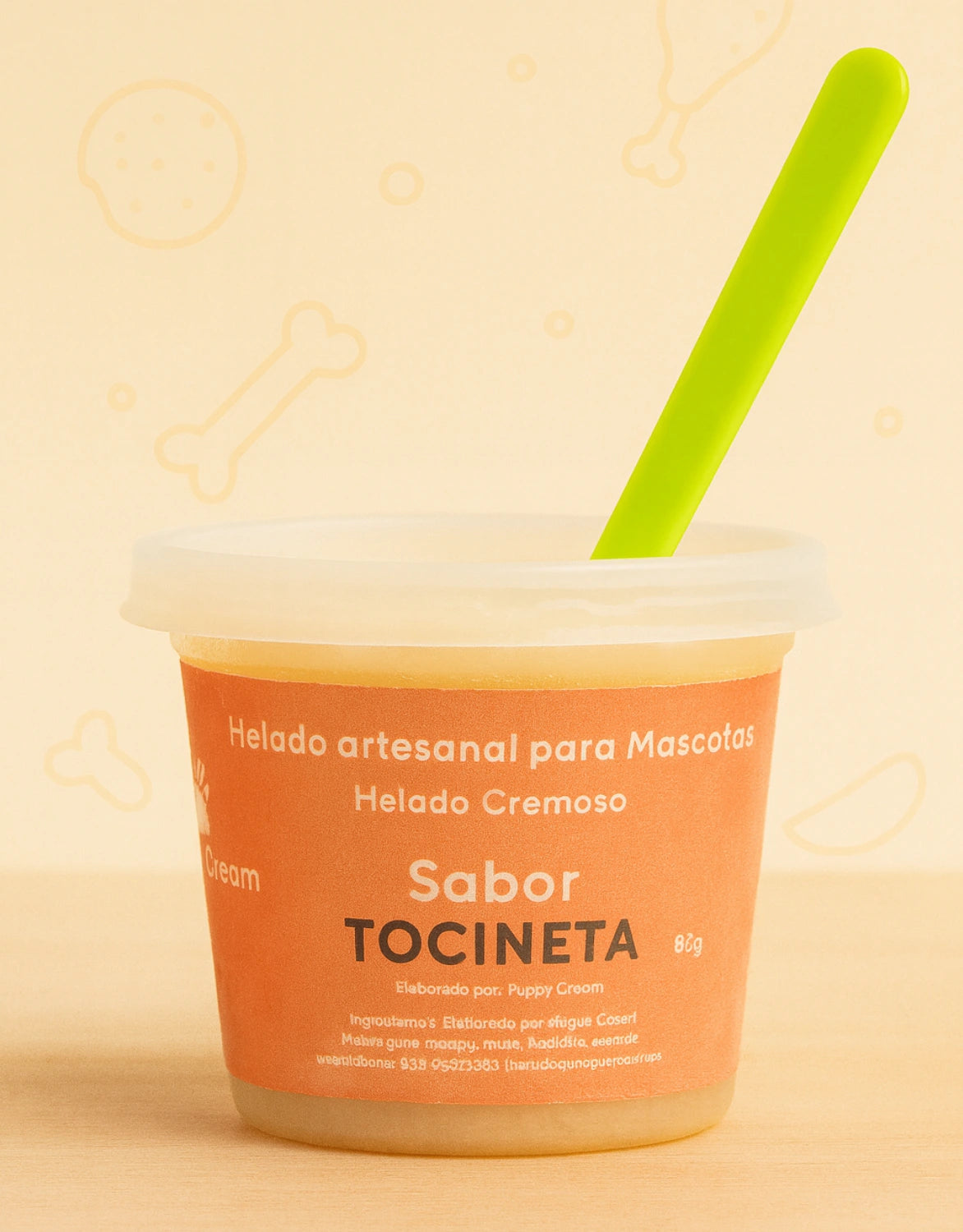 HELADO ARTESANAL PEQUEÑO PUPPY CREAM