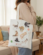 Tote bag Gatos