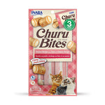 Snack Cremoso Para Gato Inaba Churu Bites Pollo Wraps Atún Con Salmón - 30 Gr
