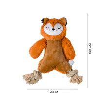 Cargar imagen en el visor de la galería, ZORRO NARANJA FELPA CON PATAS DE CUERDA DOGM DKT PW10020
