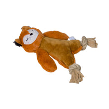 Cargar imagen en el visor de la galería, ZORRO NARANJA FELPA CON PATAS DE CUERDA DOGM DKT PW10020
