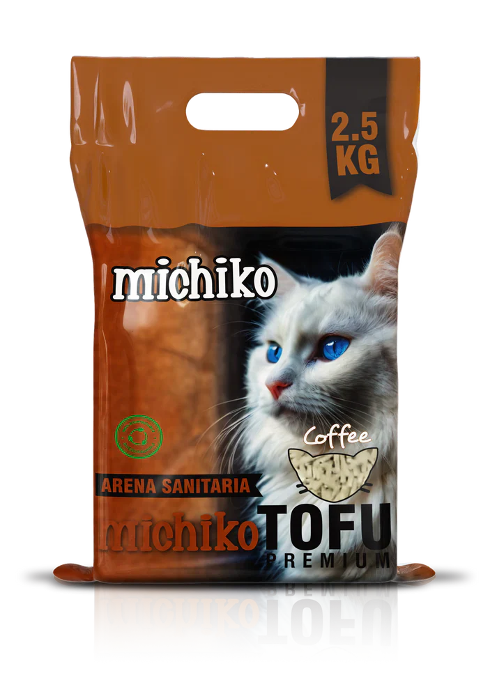 Arena Gatos Michiko Tofu Premium Aroma a Café 2.5 Kg