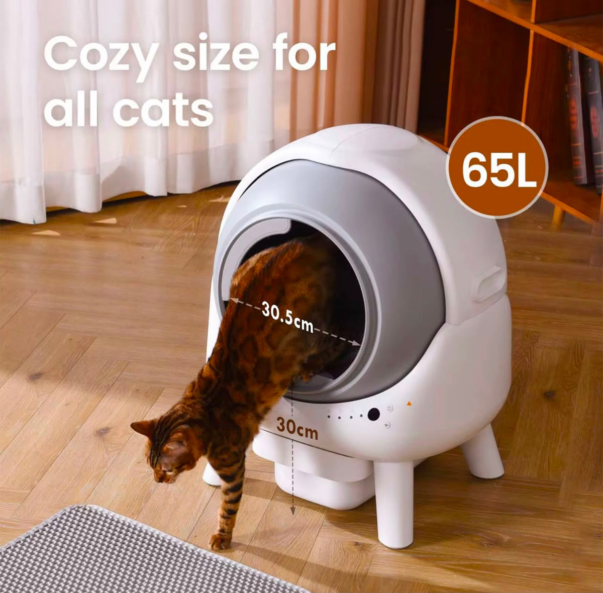 ARENERO INTELIGENTE AUTOLIMPIANTE PARA GATOS