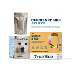 True Blue - adulto chicken n rice x 5 UND (2,5 KG)