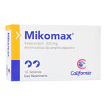 Mikomax Antimicótico para Perros y Gatos 200mg 10 Tab