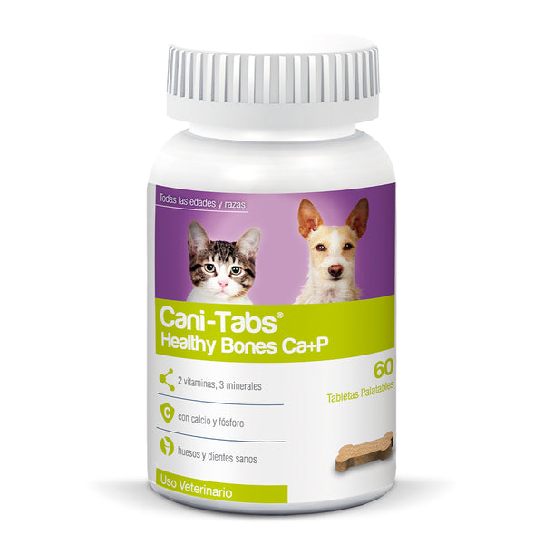 Cani Tabs Healthy Bones Ca + P (Frasco X 60 Tabletas)