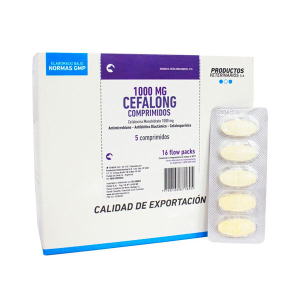 CEFALONG 1000MG X 5 TAB