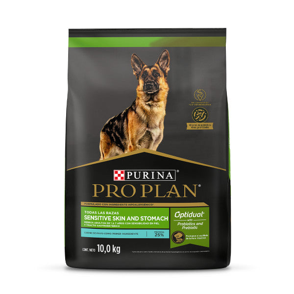 Pro Plan Sensitive Skin & Stomach - Pavo Y Probioticos