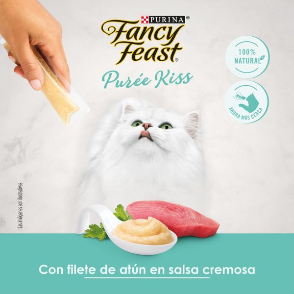 Fancy Puree Kiss Con Filete de Atún en Salsa Cremosa 40 GR