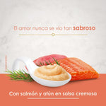 Fancy Puree Kiss Con Salmon y Atún en Salsa 40 GR