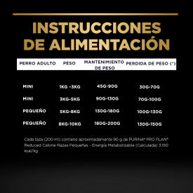 Pro Plan Reduced Calorie Razas Pequeñas canino 3 KL