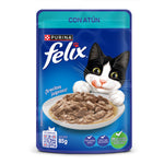 Pouch Felix Sensaciones de Atún en Salsa para Gatos Purina 85gr