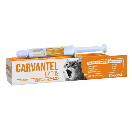 CARVANTEL ANTIPARASITARIO PARA GATOS X 2ML