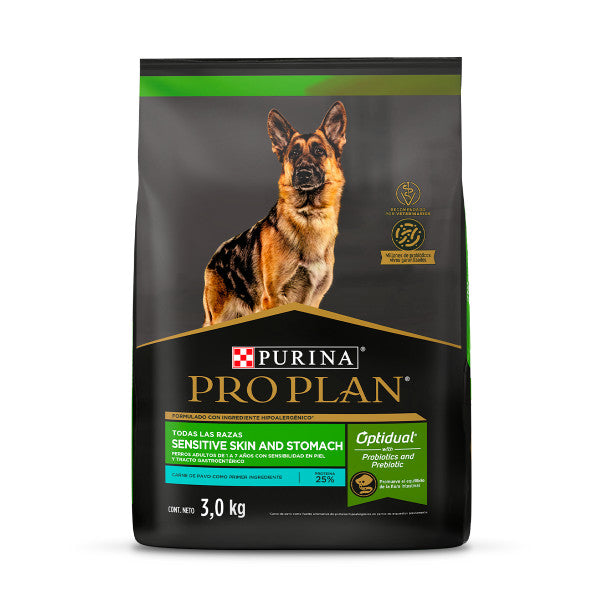 Pro Plan Sensitive Skin & Stomach - Pavo Y Probioticos
