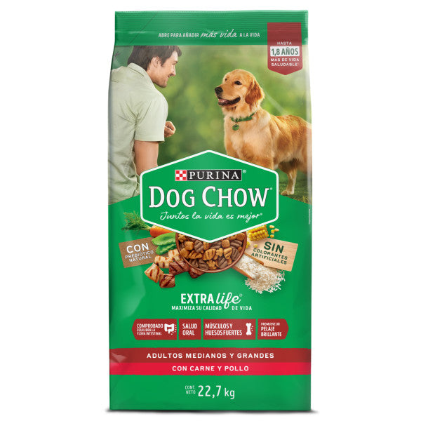 Dog Chow Adultos Razas Medianas y Grandes