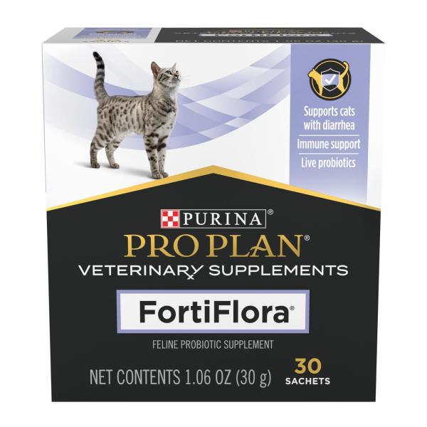 Suplemento Probiótico Para Gato Fortiflora Pro Plan Veterinary Supplements - 1 Sobre
