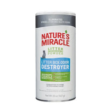 Cargar imagen en el visor de la galería, Natures Miracle Destructor de Olores en Polvo para Arenera (20 OZ)
