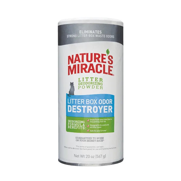 Natures Miracle Destructor de Olores en Polvo para Arenera (20 OZ)