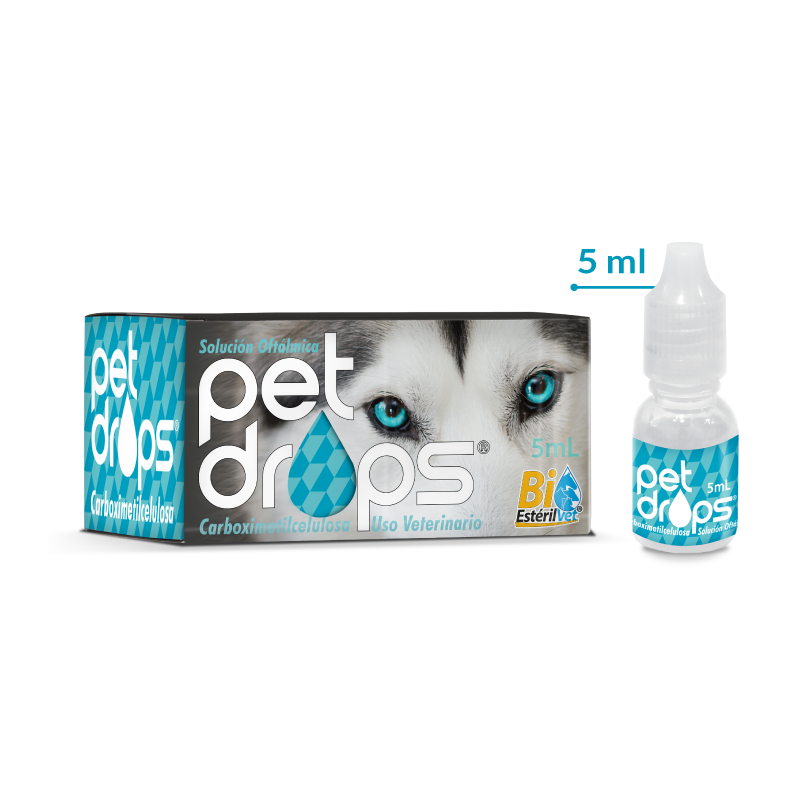 PET DROPS LUBRICANTE OFTÁLMICO X 5 ML