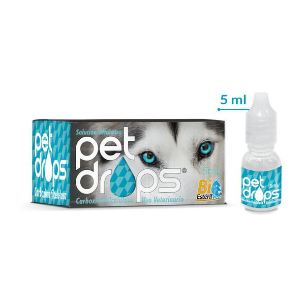 PET DROPS LUBRICANTE OFTÁLMICO X 5 ML