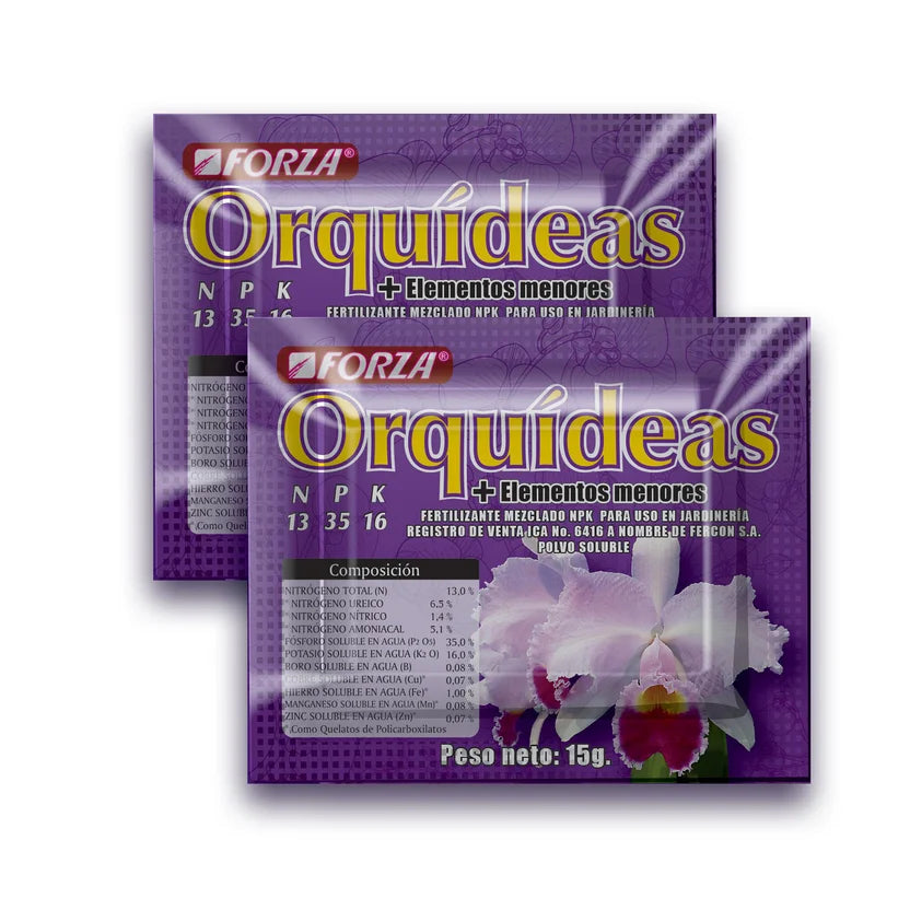 FERTILIZANTE SOLUBLE ORQUIDEAS X 15 GR