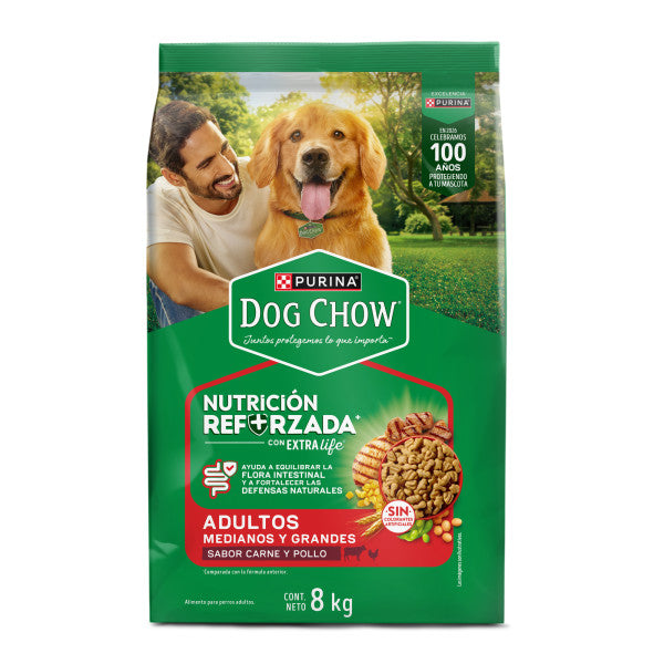 Dog Chow Adultos Razas Medianas y Grandes