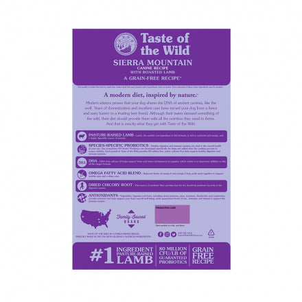 Taste of The Wild Sierra Mountain Alimento para Perros