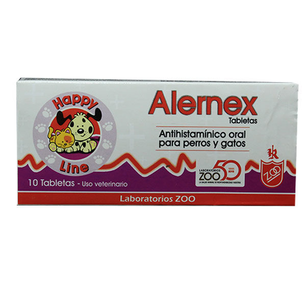 Alernex Antihistamínico para Perros y Gatos Lab. Zoo