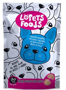 GALLETAS RELLENAS PARA PERROS LOPETS
