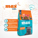 Max Vita Alimento para Gato Adulto Sabores de Mar Atún y Camarón