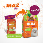 Max Vita Alimento para Perros Adulto Razas Pequeñas Buffet Pollo y Vegetales