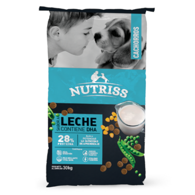 Nutriss Cachorros Sabor a Leche Alimento para Perros