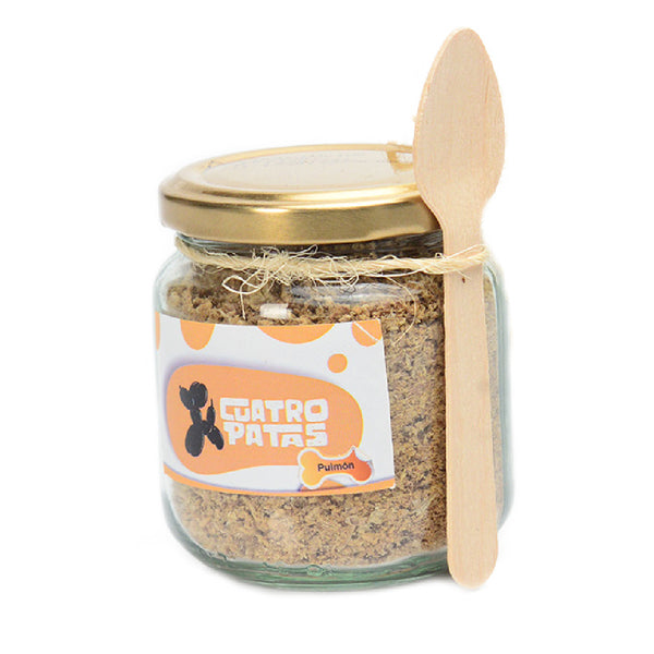 SNACK PULMON MOLIDO FRASCO 4PATAS