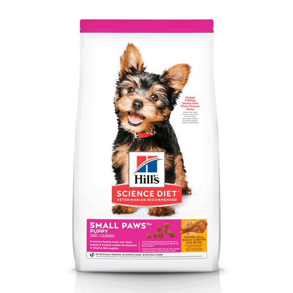Small Paws Puppy Pollo Alimento para Perros Hills 4.5 lb