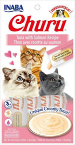 INABA CHURU GATO SABOR ATÚN Y SALMÓN