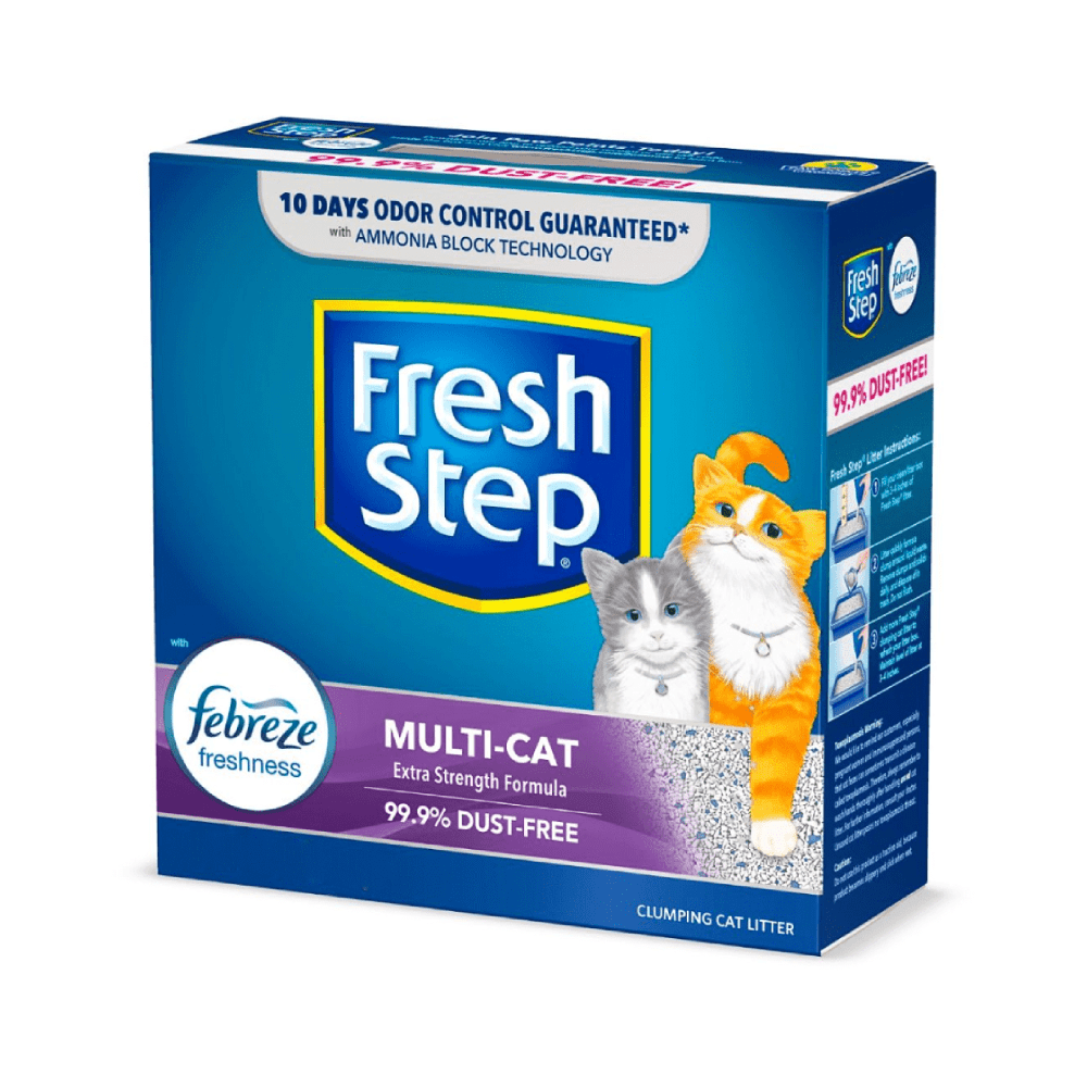 Arena Para Gato Fresh Step Multi Cat Con Febreze